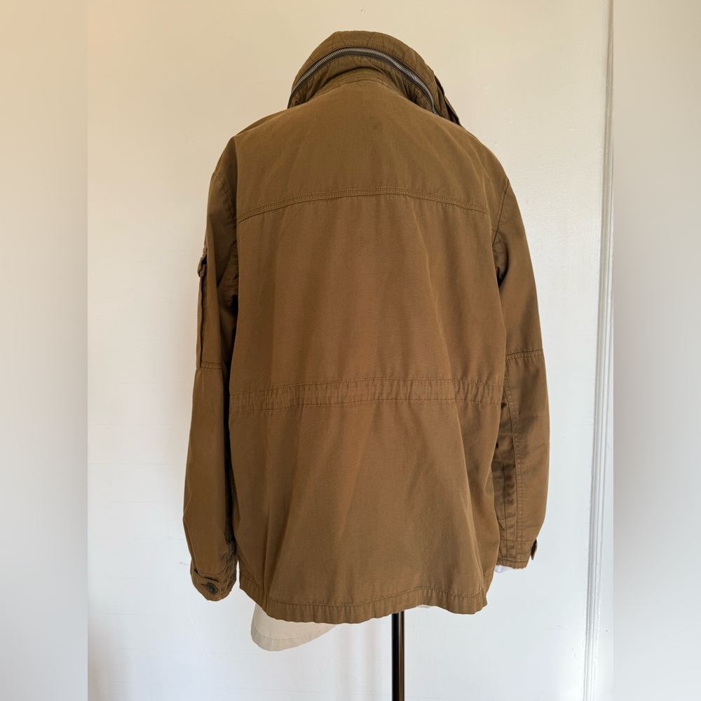 J CREW WALLACE AND BARNES CLASSIC COTTON MILITARY JACKET DRAB OLIVE GREEN - Picture 2 of 11